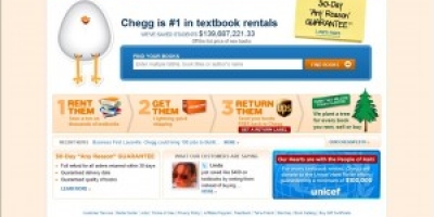 chegg.com：教科书租赁市场的大生意
